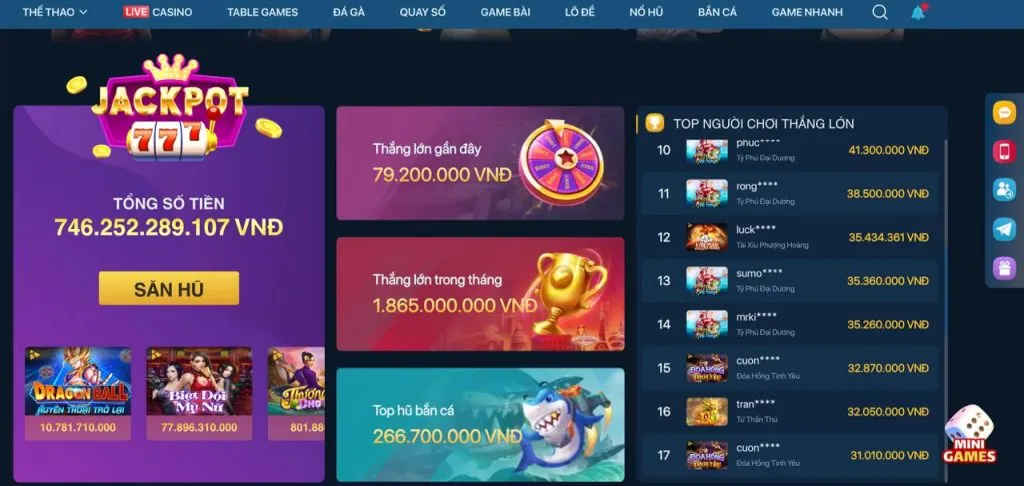 Các lợi ích độc quyền của VIP 5699 Nổ Hũ